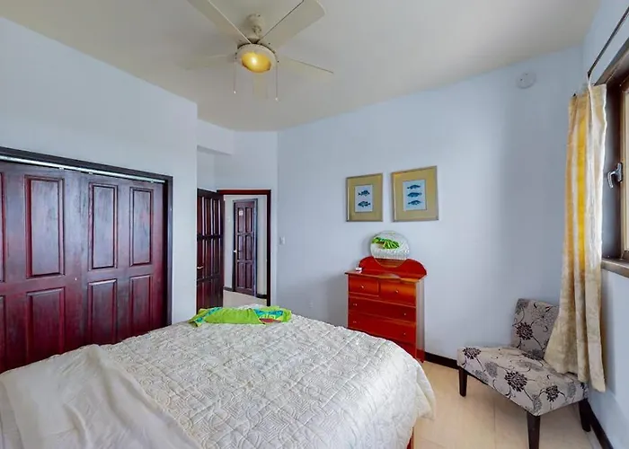 Beachfront With Ocean Views Wifi Partial Ac & Shared Pool Dock Kayaks San Pedro (Ambergris Caye)