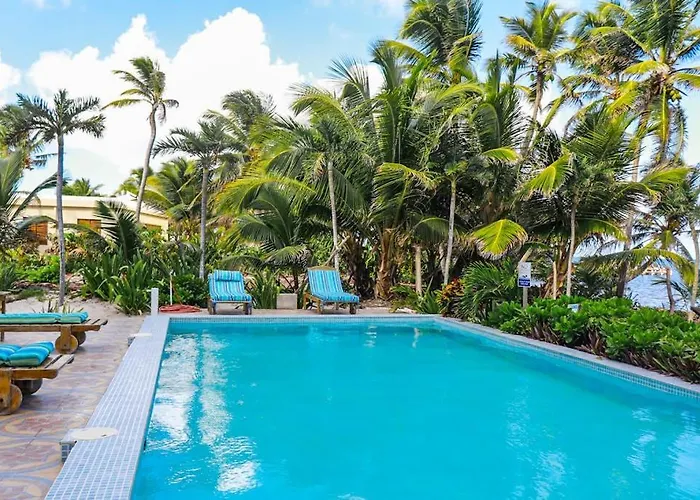 Beachfront With Ocean Views Wifi Partial Ac & Shared Pool Dock Kayaks *